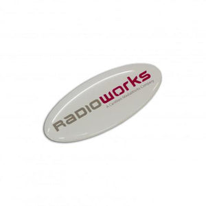Resin Coated Labels 55 x 24mm - Oval